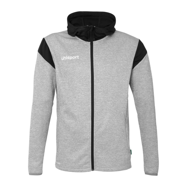 uhlsport Kapuzenjacke Squad 27 Track (Full-Zip) grau/schwarz Kinder