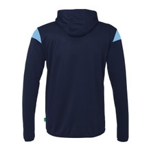 uhlsport Hooded Jacket Squad 27 Track (Full-Zip) navy blue/sky blue Men's