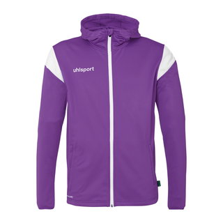 uhlsport Bluza z kapturem Squad 27 Track (na zamek błyskawiczny) fioletowo/biała męska