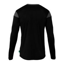 uhlsport Langarmshirt Squad 27 (100% Polyester) schwarz/anthrazitgrau Herren