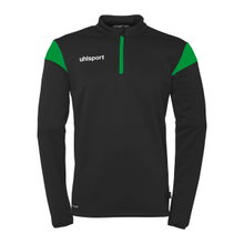 uhlsport Long Sleeve Zip Top Squad 27 (Stand Collar) black/green children