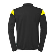 uhlsport Long Sleeve Zip Top Squad 27 (Stand-up Collar) black/yellow Kids