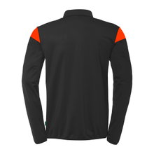 uhlsport Long Sleeve Zip Top Squad 27 (Stand-up Collar) black/orange Kids