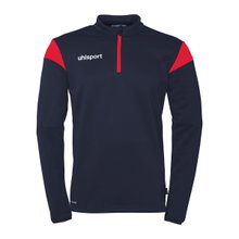 uhlsport Long Sleeve Zip Top Squad 27 (Stand Collar) navy/red Men's