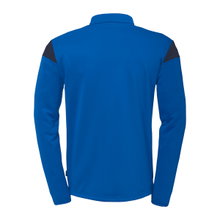 uhlsport Long Sleeve Zip Top Squad 27 (Stand Collar) azure blue/navy blue men's