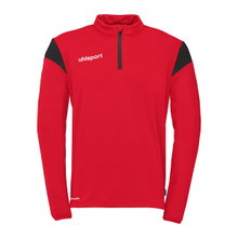 uhlsport Long Sleeve Zip Top Squad 27 (Stand Collar) red/black Men's