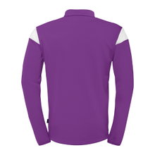 uhlsport Long Sleeve Zip Top Squad 27 (Stand Collar) purple/white Men's