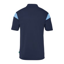 uhlsport Sport Polo Squad 27 (100% recycled polyester) navy blue/sky blue children
