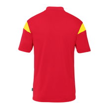 uhlsport Sport Polo Squad 27 (100% recycled polyester) red/yellow men's