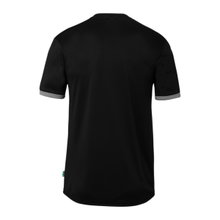 uhlsport Sports Shirt Equipe 29 (100% Polyester) short sleeve black/white/grey men's