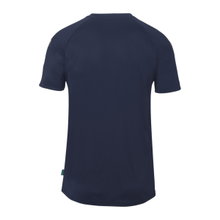 uhlsport Sports Shirt Impulse (100% Polyester) short-sleeved navy blue/white men's