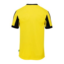 uhlsport Sport T-shirt Retro Stripe (V-neck) Short Sleeve black/yellow Men