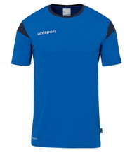 uhlsport Sport T-shirt Squad 27 (100% Polyester) azure blue/navy blue Men