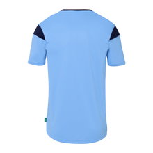 uhlsport Sport T-shirt Squad 27 (100% Polyester) sky blue/navy blue Men's