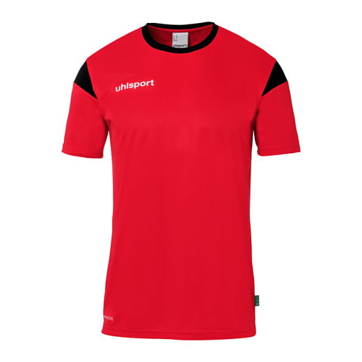 uhlsport Sport-Tshirt Squad 27 (100% Polyester) rot/schwarz Kinder