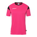 uhlsport Sport-Tshirt Squad 27 (100% Polyester) rosa/schwarz Kinder