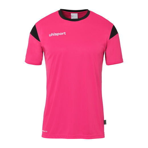 uhlsport Sport-Tshirt Squad 27 (100% Polyester) rosa/schwarz Kinder