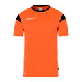 uhlsport Sport-Tshirt Squad 27 (100% Polyester) orange/schwarz Herren