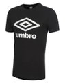 umbro Freizeit-Tshirt Big Logo (Baumwolle) 2021 schwarz Herren