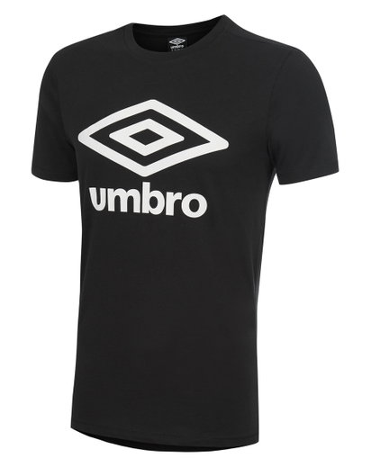umbro Freizeit-Tshirt Big Logo (Baumwolle) 2021 schwarz Herren