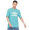 umbro Freizeit-Tshirt Diamond Logo Tee (Baumwolle) hellblau/weiss Herren