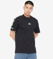 Umbro Leisure T-shirt Diamond Taped Crew Tee (100% Cotton) Black Men
