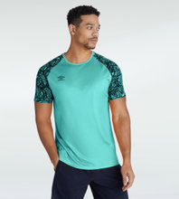 umbro Training T-shirt Pro Training PTF Graphic aqua blue/navy Men