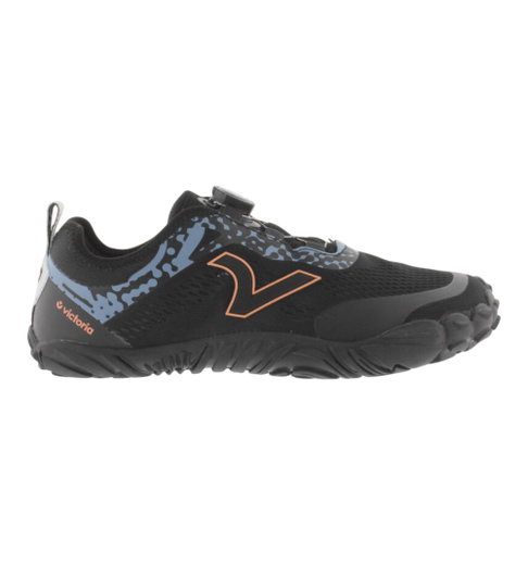 victoria Barfussschuhe Terratech Mesh (BOA-Schnürsystem, breite Passform, dünne und flexible Sohle) schwarz