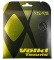 Besaitung mit Tennissaite Völkl Cyclone (Haltbarkeit+Spin) schwarz