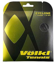 Besaitung mit Tennissaite Völkl Cyclone (Haltbarkeit+Spin) schwarz