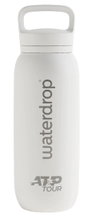 waterdrop x ATP Tour Trinkflasche ATP Thermo Edelstahl (robuste, doppelwandige Isolierung) 600ml weiss