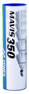 Yonex Badmintonbälle Mavis 350 Nylon weiss Dose 6er