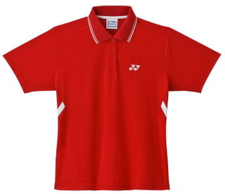 Yonex Sport-Polo #10 rot Damen