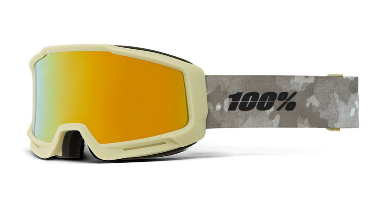 100% Skibrille Okan HiPER Gold Mirror Lens grau - 1 Brille