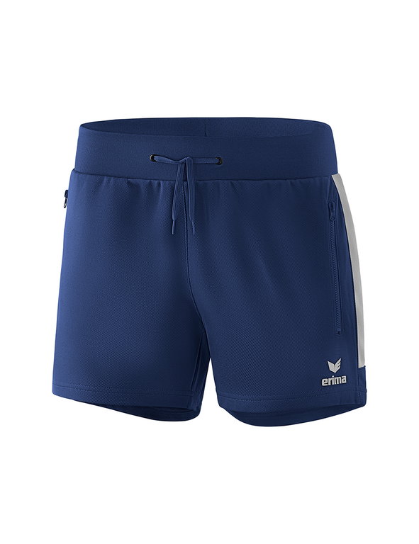 Erima Sporthose Short Squad kurz navyblau/silbergrau Damen