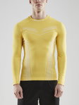 Craft Langarmshirt Pro Control Seamless (nahtlos) Unterwäsche gelb Herren