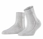 Falke Wohlfühlsocke Bedsock (Angoramischung) silber Damen - 1 Paar