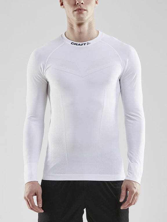 Craft Long Sleeve Pro Control Seamless (seamless) Underwear white Men