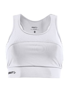 Craft Sport-BH Top Rush (Jersey-Innenfutter) weiss Damen
