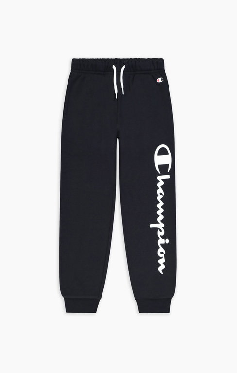 Champion Freizeit Jogginghose (gefüttert, grosser Champion Logo Schriftzug) lang navyblau Jungen