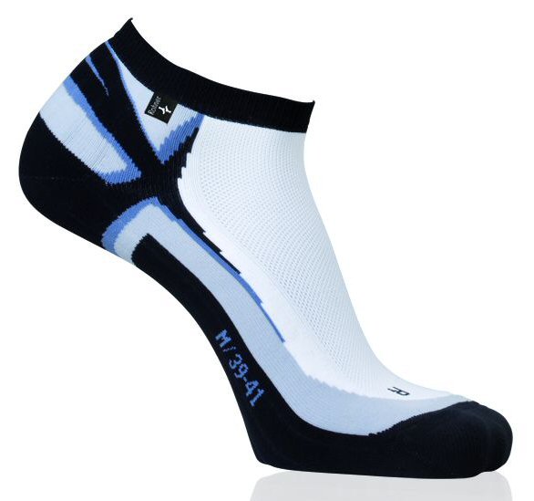 Rohner Laufsocke R-Power weiss/blau Herren