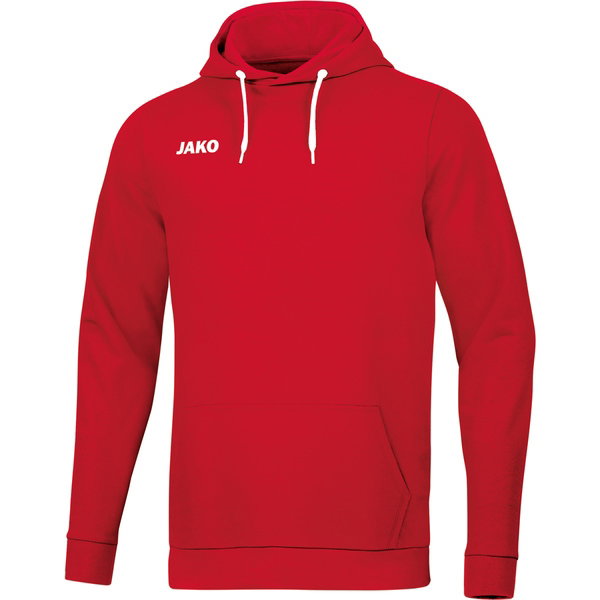 JAKO Hoodie Base Hoodie (70% Organic Cotton) Red Men