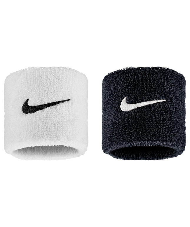 Nike Sweatband Swoosh Classic (Cotton Blend) 2025 white/black - 2 pieces