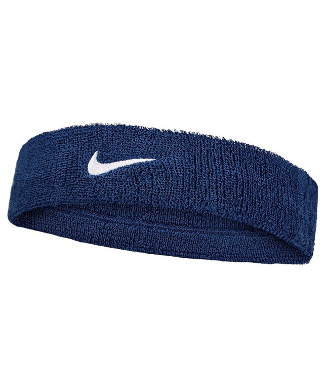 Nike Swoosh Classic Headband (Cotton Blend) 2025 navy blue - 1 piece