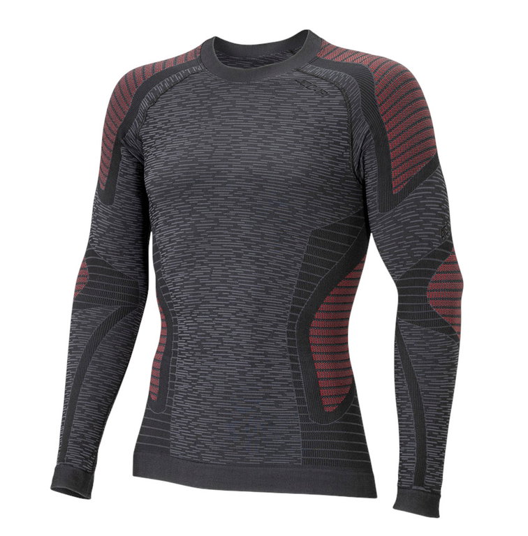 Accapi Langarmshirt Ergocycle Long Sleeve Shirt Unterwäsche anthrazitgrau/rot Herren