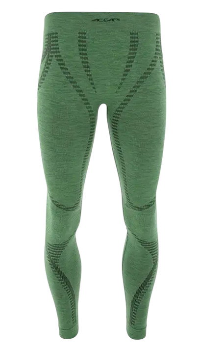 Accapi Unterziehhose Ergowool Long Pants (Merinowolle, warm) Unterwäsche grün Herren