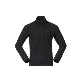 Bergans Fleecejacke Rabot Merino Midlayer (Merinomix) schwarz Herren