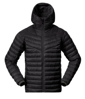 Bergans Winter-Daunenjacke Rabot Light Down Hood (leicht, warm) schwarz Herren