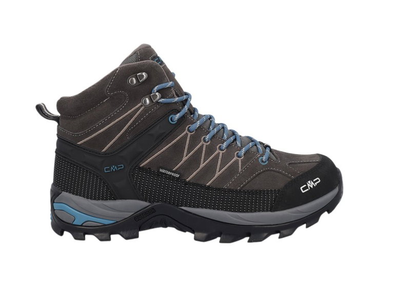 CMP Wanderschuhe Rigel Mid Trekking WP (wasserdicht) chocolatebraun/petrol Herren