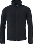 Clique Fleecejacke Basic Polar - mit Stehkragen - schwarz - Herren